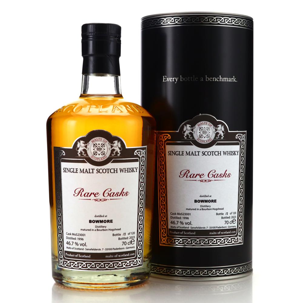Bowmore 1996 Malts of Scotland Bourbon Hogshead / Rare Casks