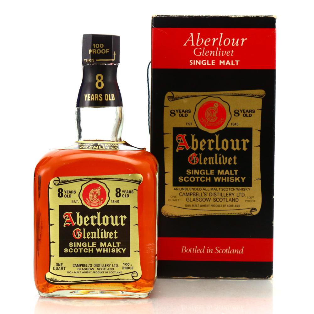 Aberlour 8 Year Old Quart 1970s / Rinaldi Import
