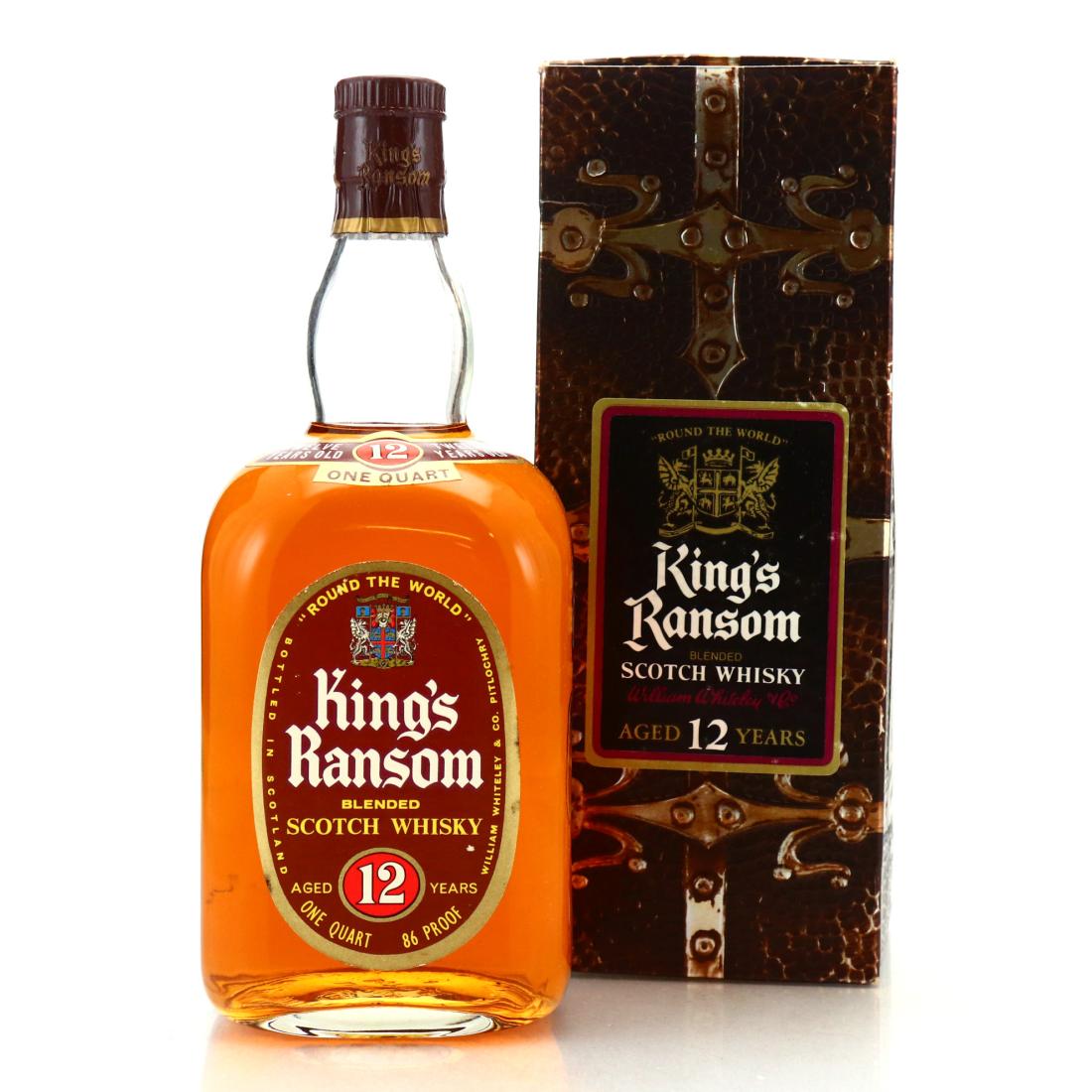 King's Ransom 12 Year Old Quart 1970s Whisky | Whisky Auctioneer