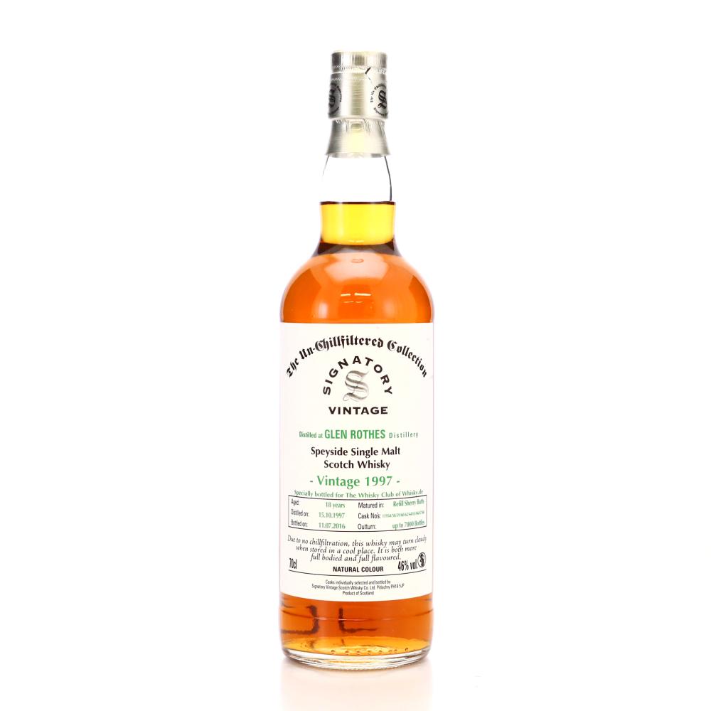 Glenrothes 1997 Signatory Vintage 18 Year Old / Whisky.de