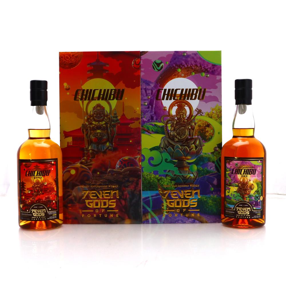Chichibu Seven Gods of Fortune 2016 Single Cask #14161 6 Year Old  Edition Benzaiten / 2017 Single Cask #8280 5 Year Old