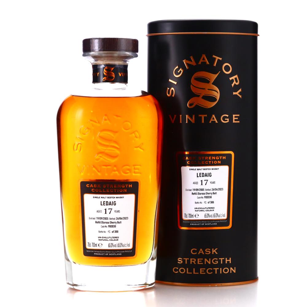 Ledaig 2005 Signatory Vintage 17 Year Old Cask Strength