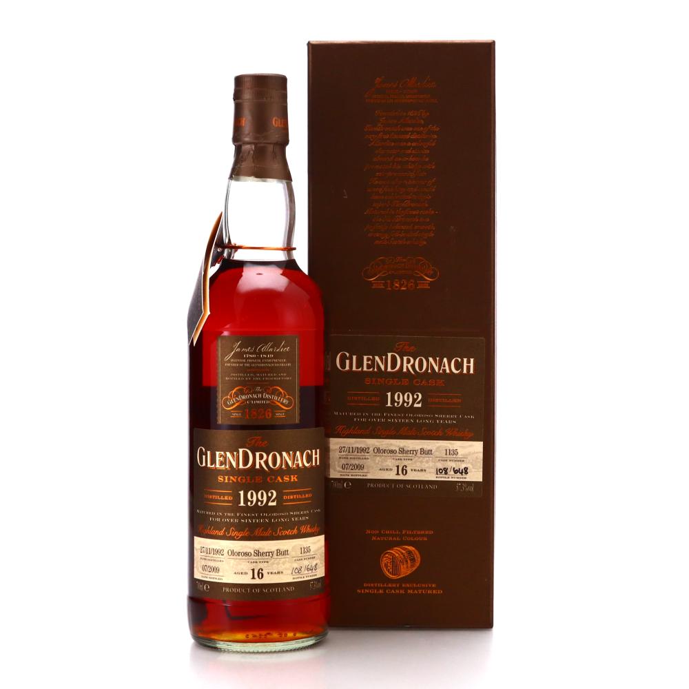 Glendronach 1992 Single Oloroso Cask 16 Year Old #1135