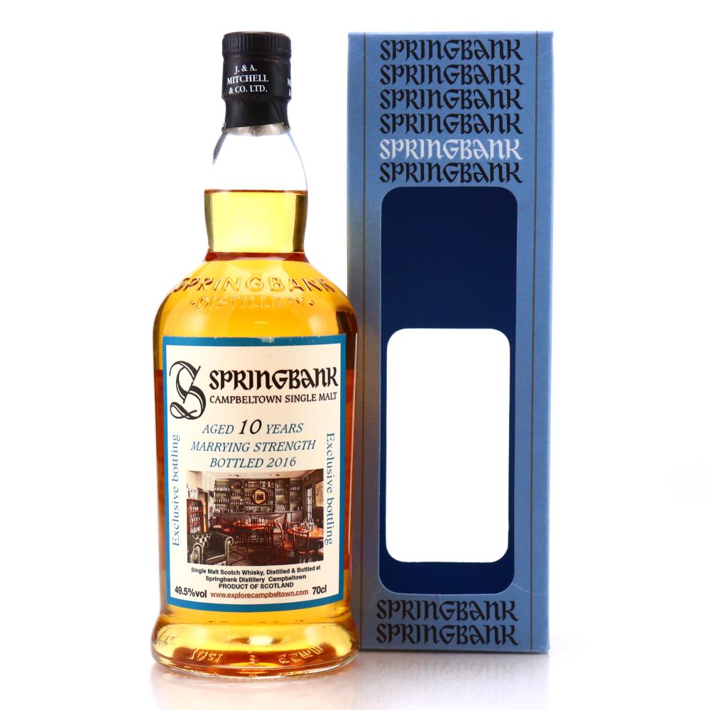 Springbank 10 Year Old Marrying Strength 2016 / Cadenhead Whisky Shop