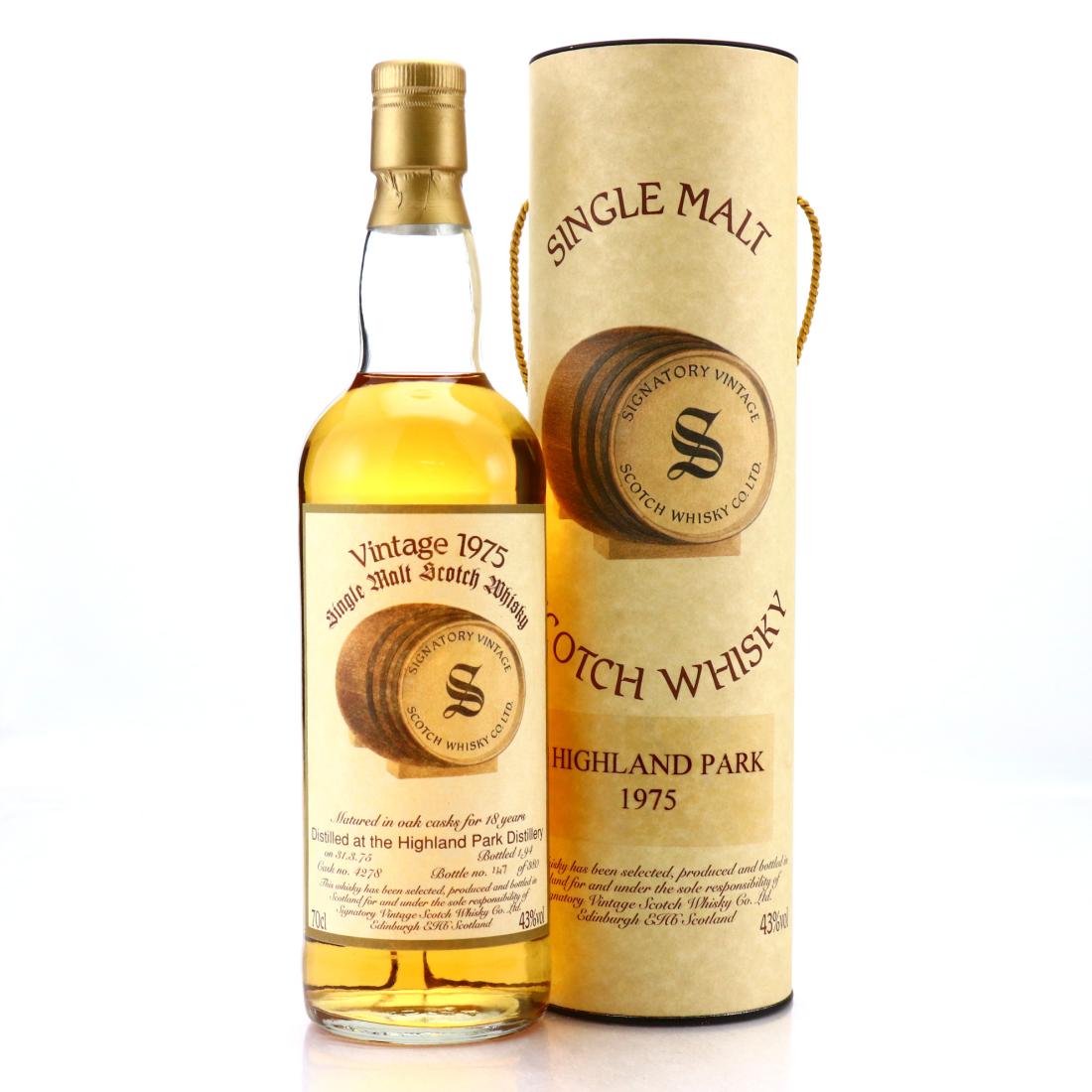 Highland Park 1975 Signatory Vintage 18 Year Old