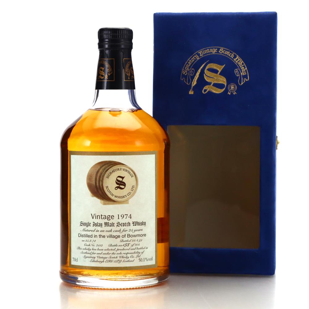 Bowmore 1974 Signatory Vintage 25 Year Old
