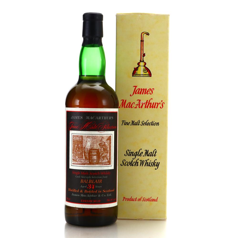 Balblair 34 Year Old James Macarthur Cask Strength