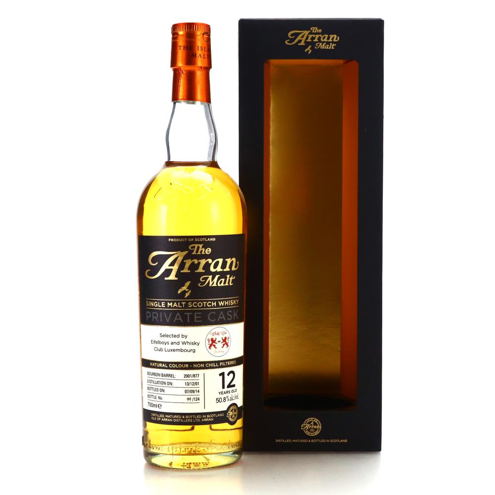 Arran 2001 Single Bourbon Cask 12 Year Old #877 / Eifelboys & Whisky Club Luxembourg