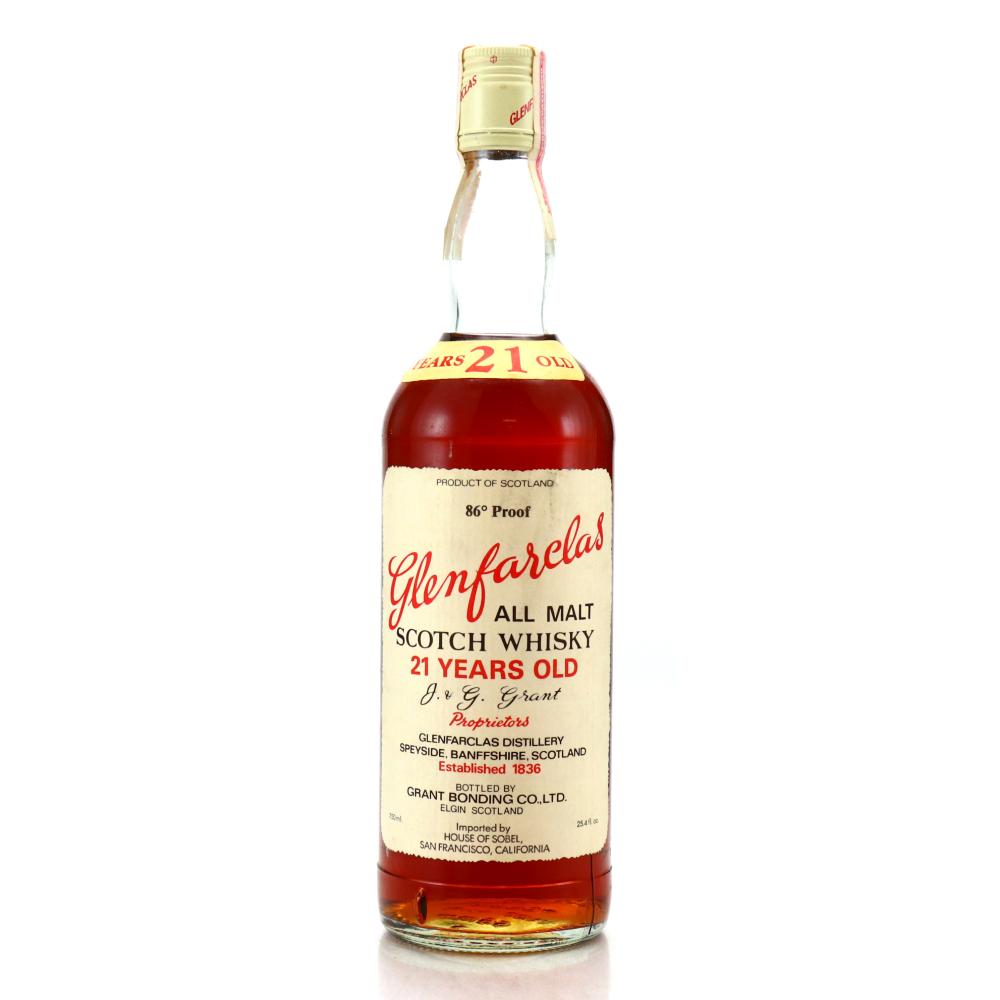 Glenfarclas 21 Year Old Grant Bonding Co 1970s / House of Sobel, US