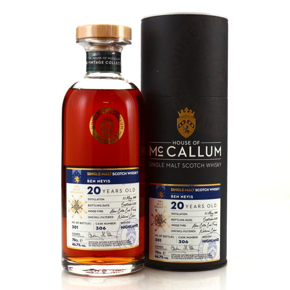 Ben Nevis 1999 House of McCallum 20 Year Old / Auld Alliance