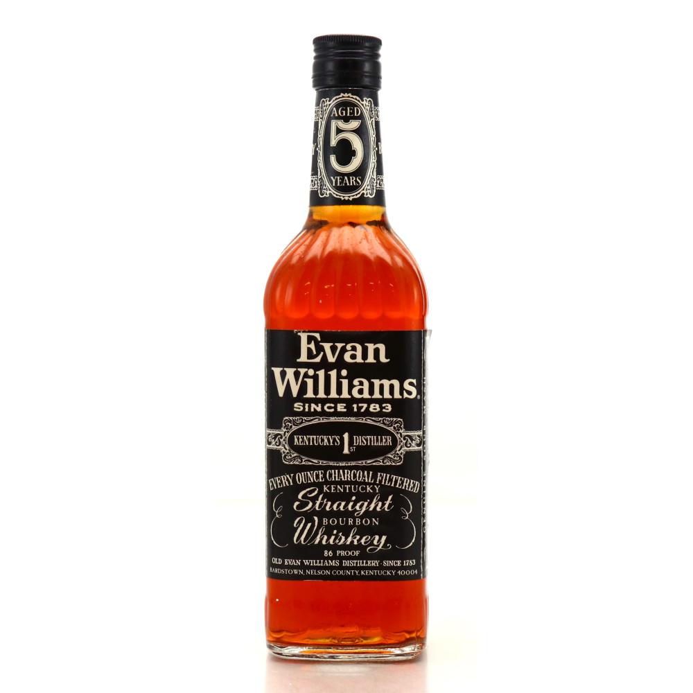 Evan Williams 5 Year Kentucky Straight Bourbon Old 1970