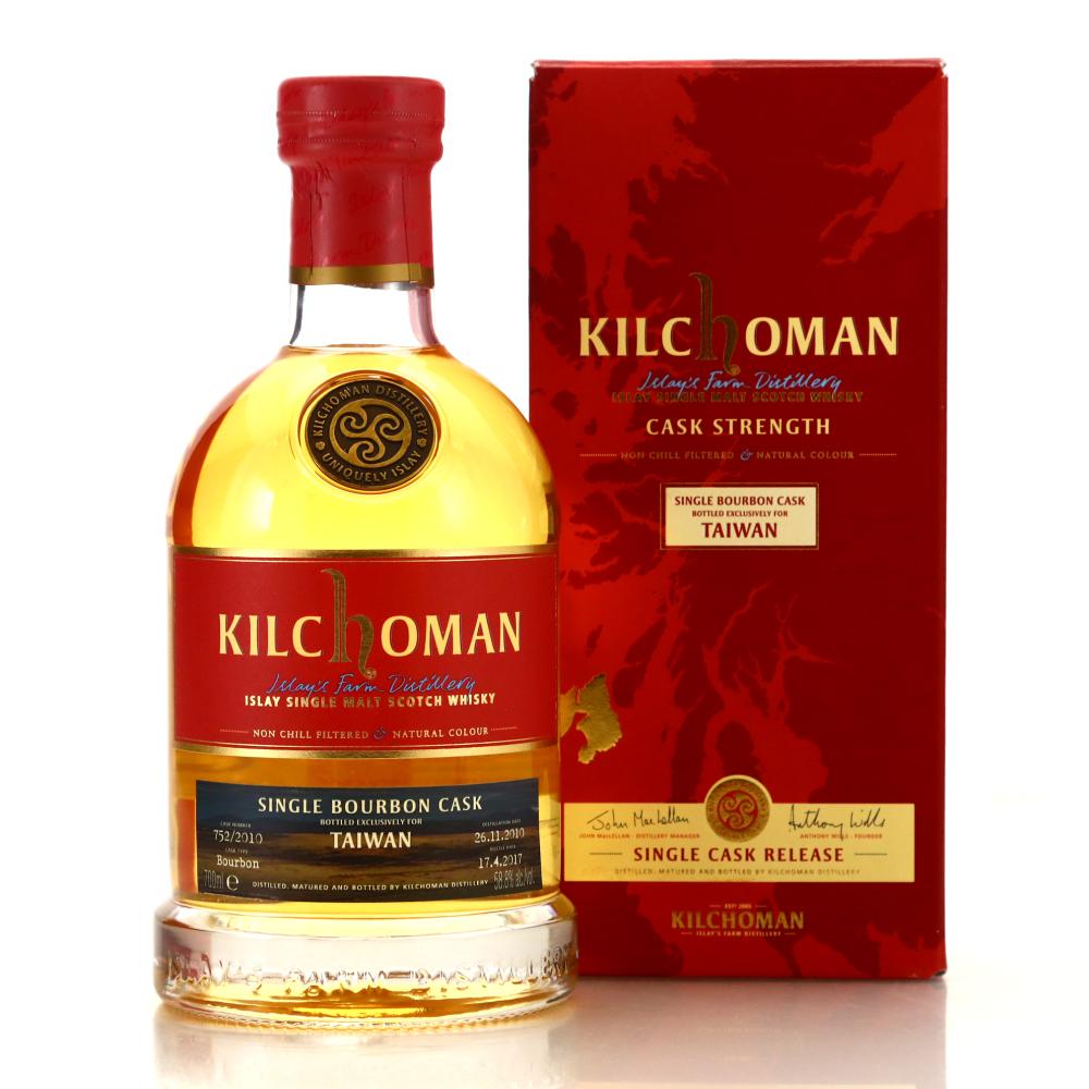 Kilchoman 2010 Single Bourbon Cask #752 / Taiwan