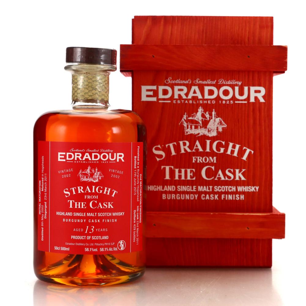 Edradour 2002 Straight from the Cask 13 Year Burgundy Cask Finish 50cl