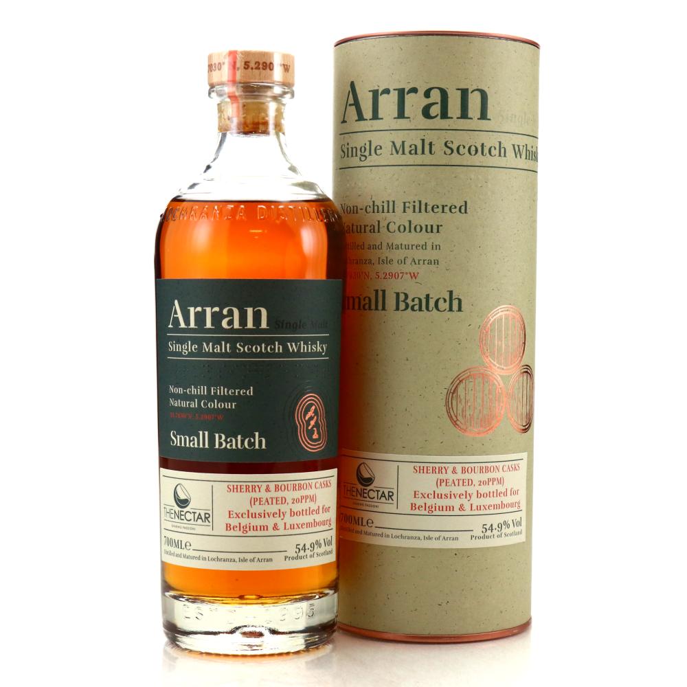 Arran Small Batch Peated Sherry & Bourbon Cask 20ppm / The Nectar