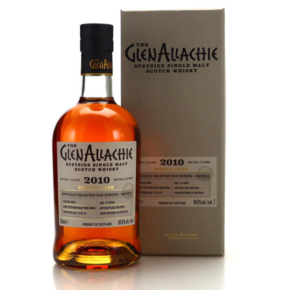 Glenallachie 2010 Single Napa Wine Cask 12 Year Old #4601 / Europe - Batch #5