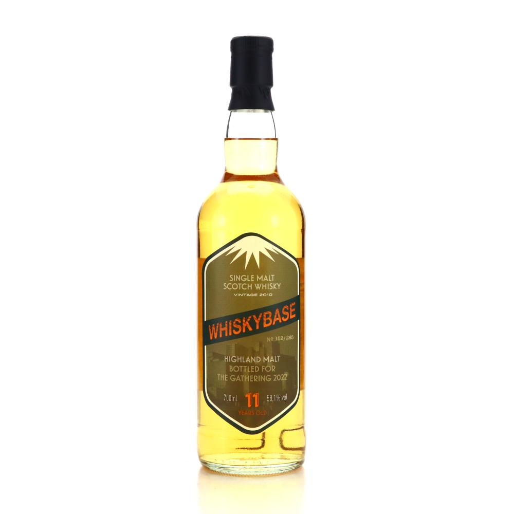 Highland Single Malt 2010 Whiskybase 11 Year Old / Gathering 2022
