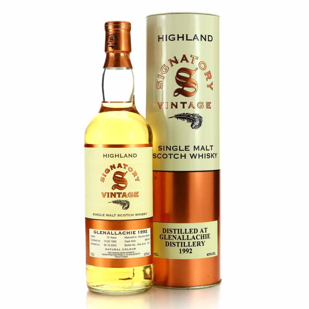 Glenallachie 1992 Signatory Vintage 13 Year Old