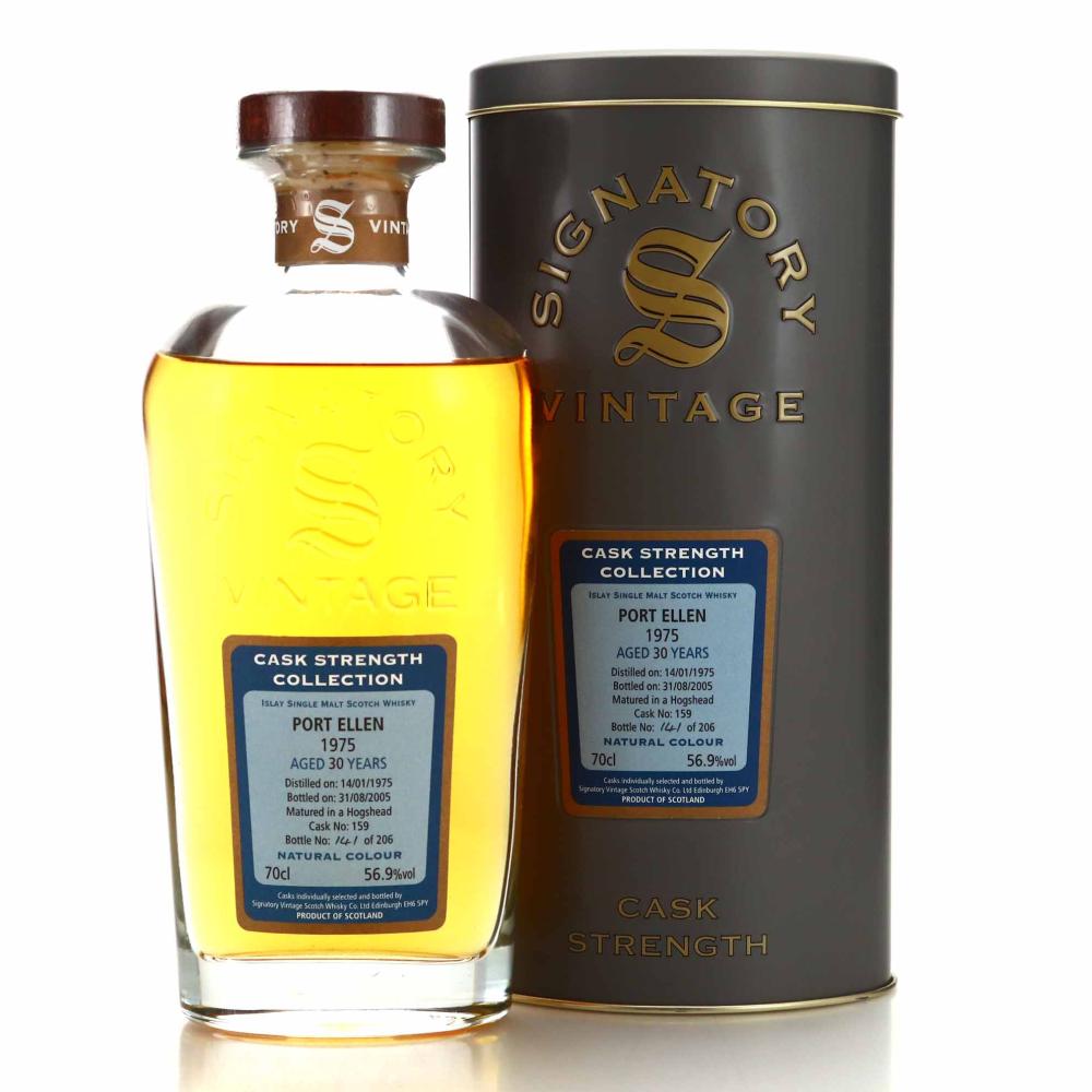 Port Ellen 1975 Signatory Vintage 30 Year Old Cask Strength 