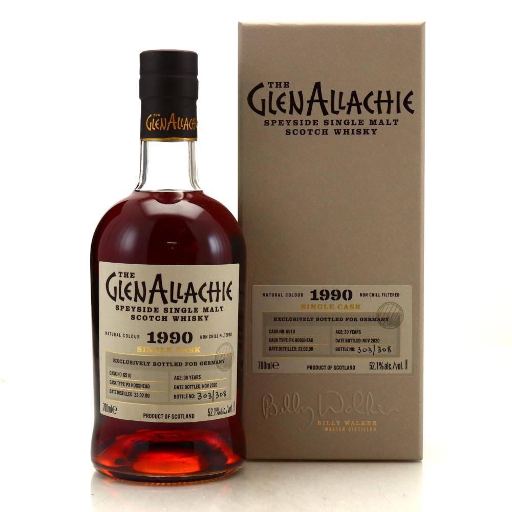 Glenallachie 1990 Single PX Cask 30 Year Old #6510 / Germany