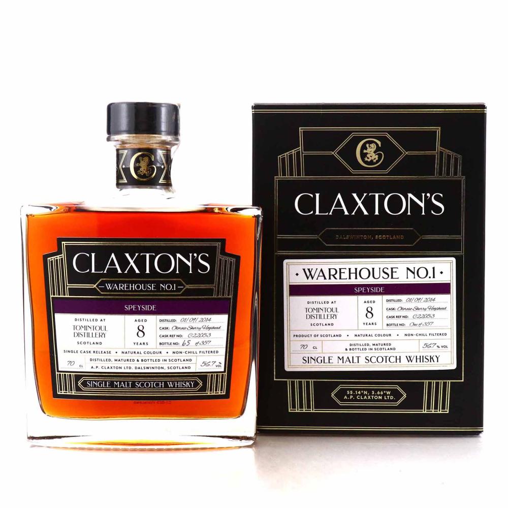 Tomintoul 2014 Claxton's 8 Year Old