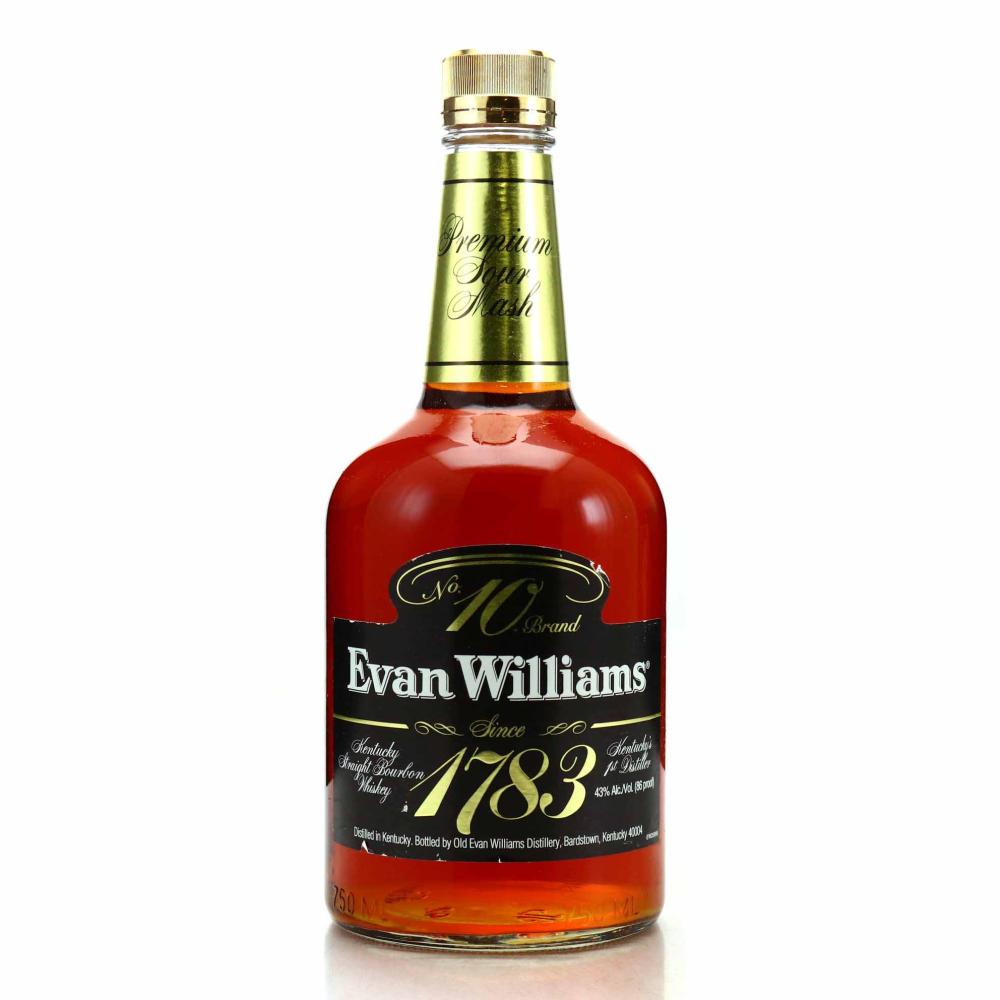 Evan Williams No.10 Brand Kentucky Straight Bourbon 1990s