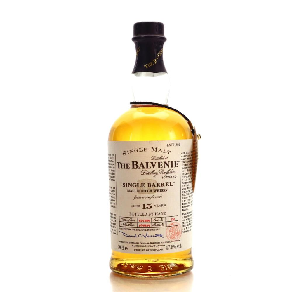 Balvenie 1991 Single Barrel 15 Year Old #274