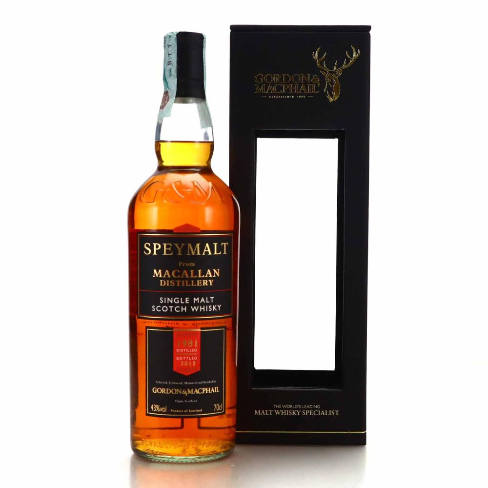 Macallan 1981 Gordon and MacPhail Speymalt bottled 2015