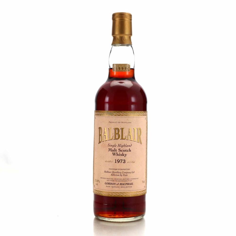 Balblair 1973 Gordon and MacPhail bottled 1999
