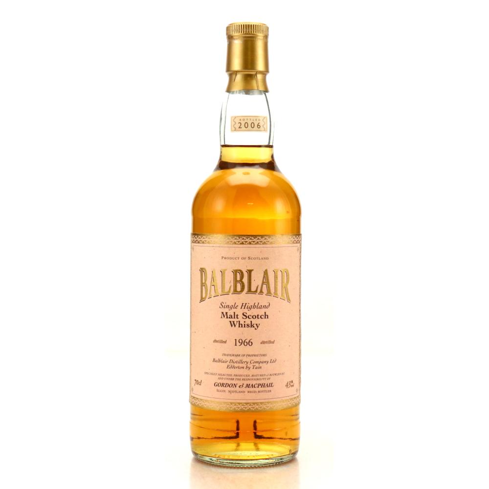Balblair 1966 Gordon and MacPhail bottled 2006