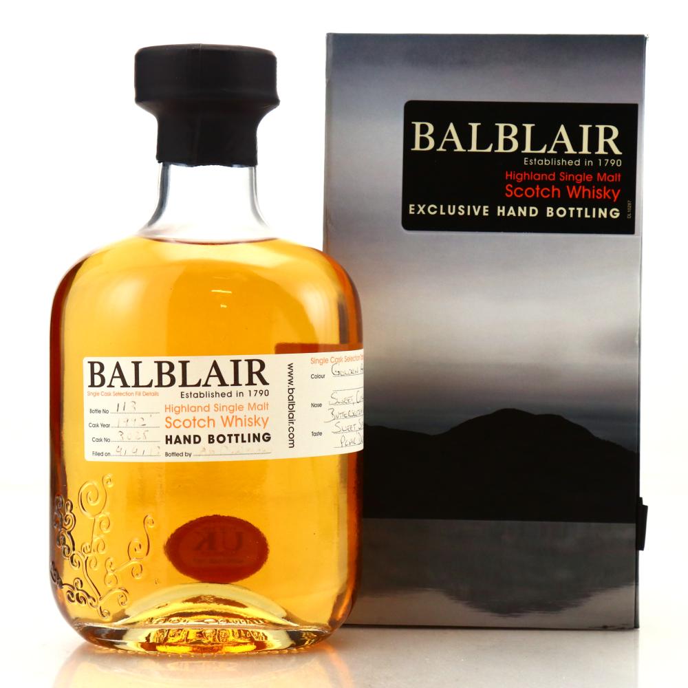 Balblair 1992 Hand Filled Cask #3025