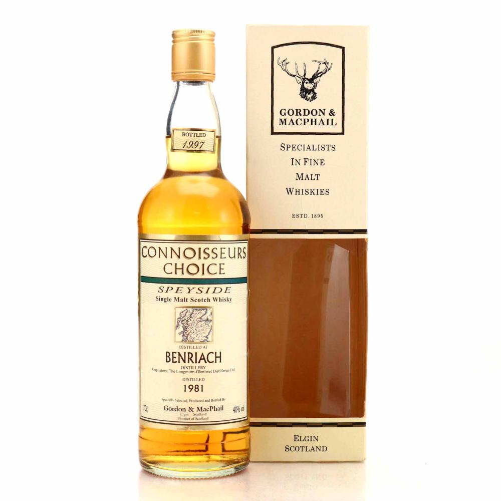 Benriach 1981 Gordon and MacPhail bottled 1997