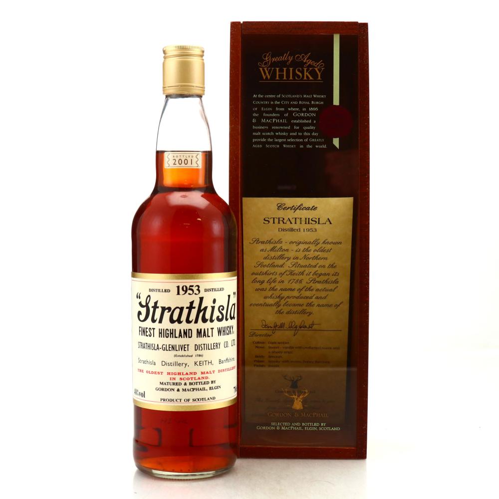 Strathisla 1953 Gordon and MacPhail bottle 2001