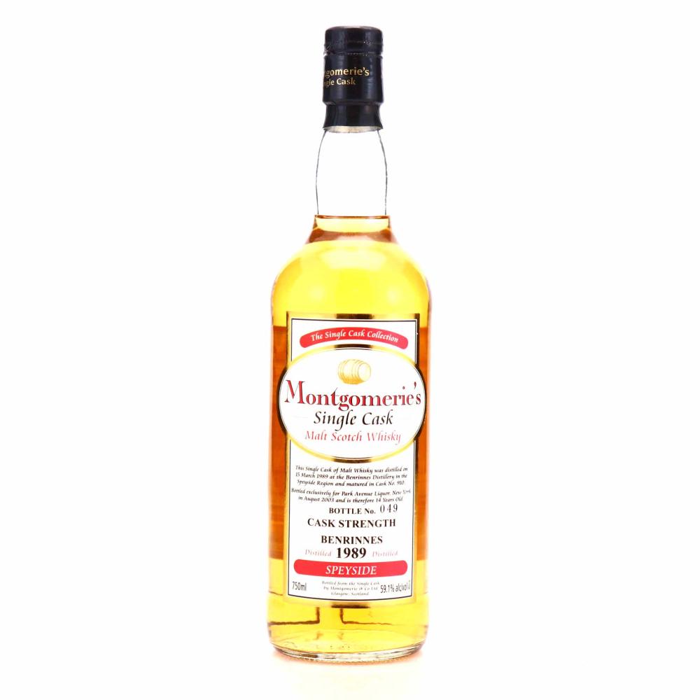 Benrinnes 1989 Montgomerie's 14 Year Old 75cl / US Import