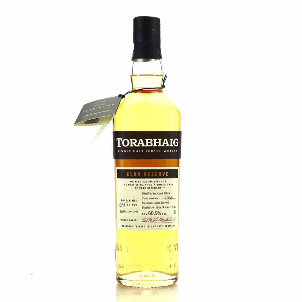 Torabhaig 2018 Club Reserve Single Rum Cask #1058 / The Peat Elite
