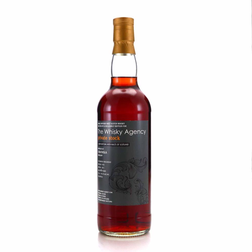 Strathisla 1970 Whisky Agency 40 Year Old Private Stock