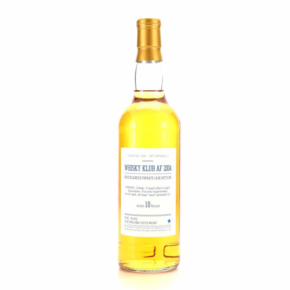 Bruichladdich 2006 Private Cask 10 Year Old #991 / Whisky Klub AF 2004