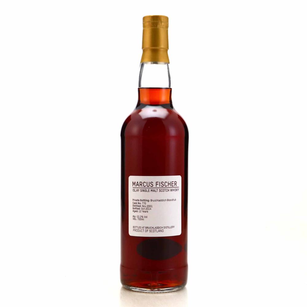 Bruichladdich 2001 Private Bloodtub Cask 12 Year Old #770