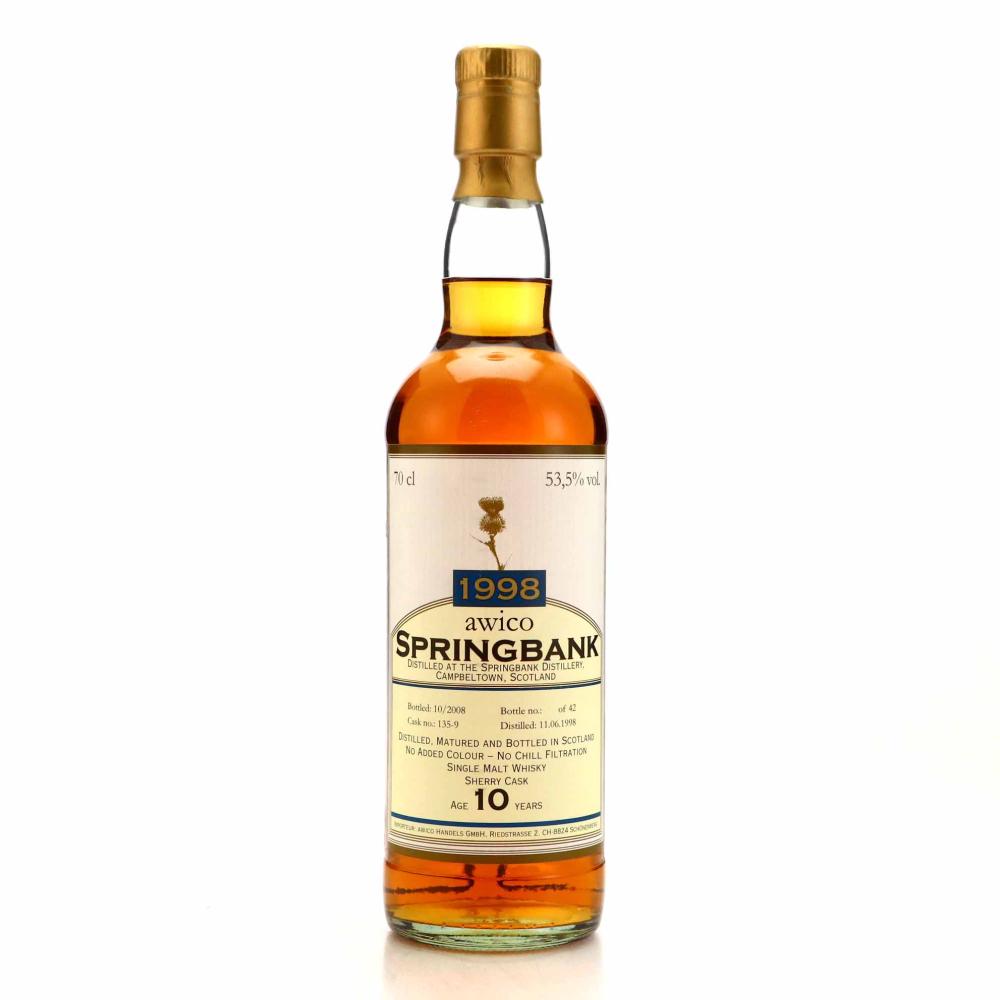 Springbank 1998 Awico 10 Year Old