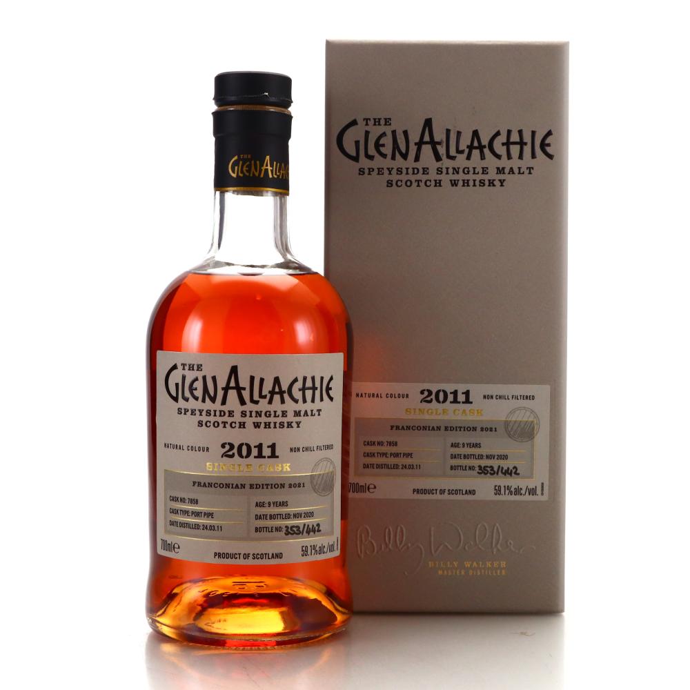 Glenallachie 2011 Single Port Cask 11 Year Old #7858 / Franconia Edition 2021