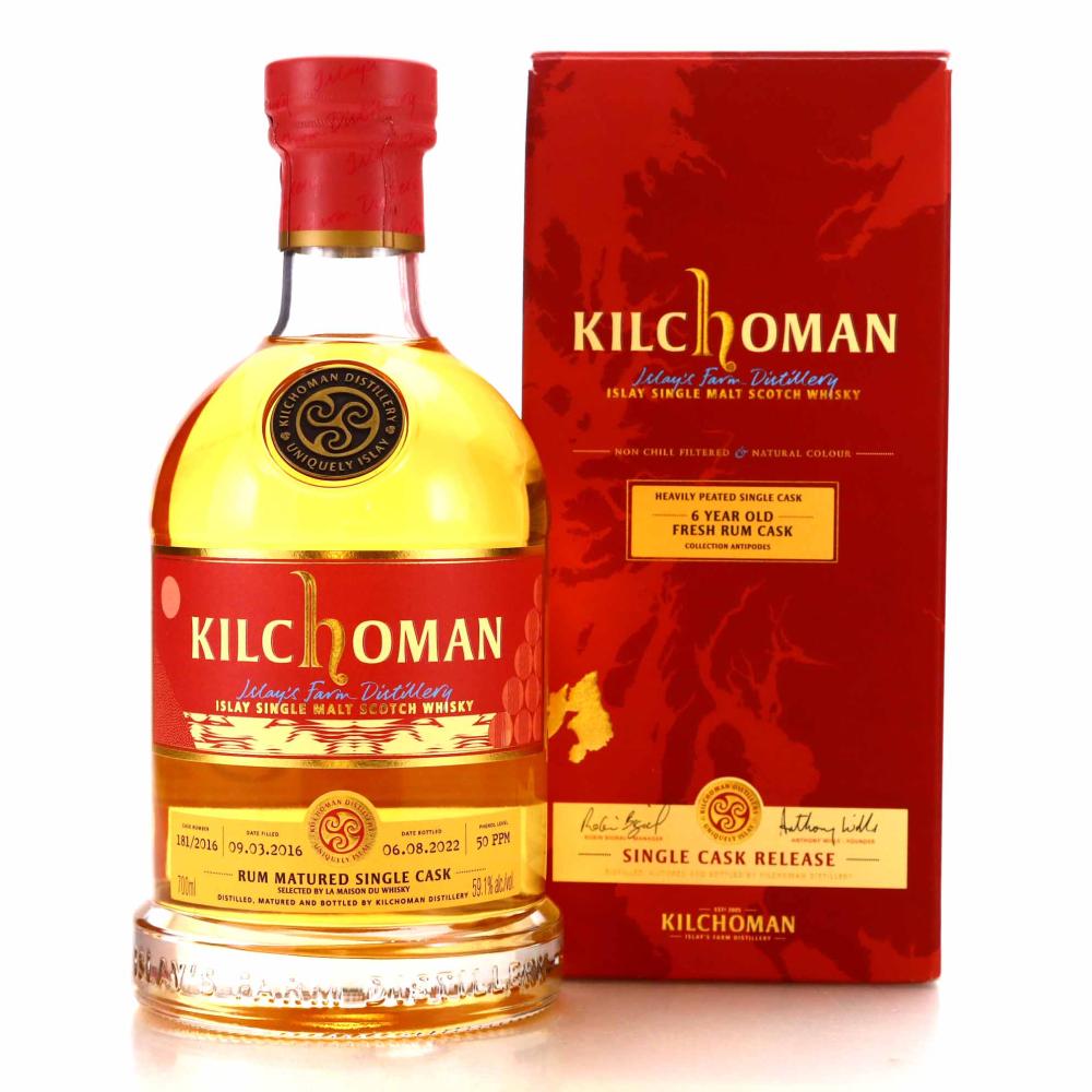 Kilchoman 2016 Single Rum Cask 6 Year Old #181