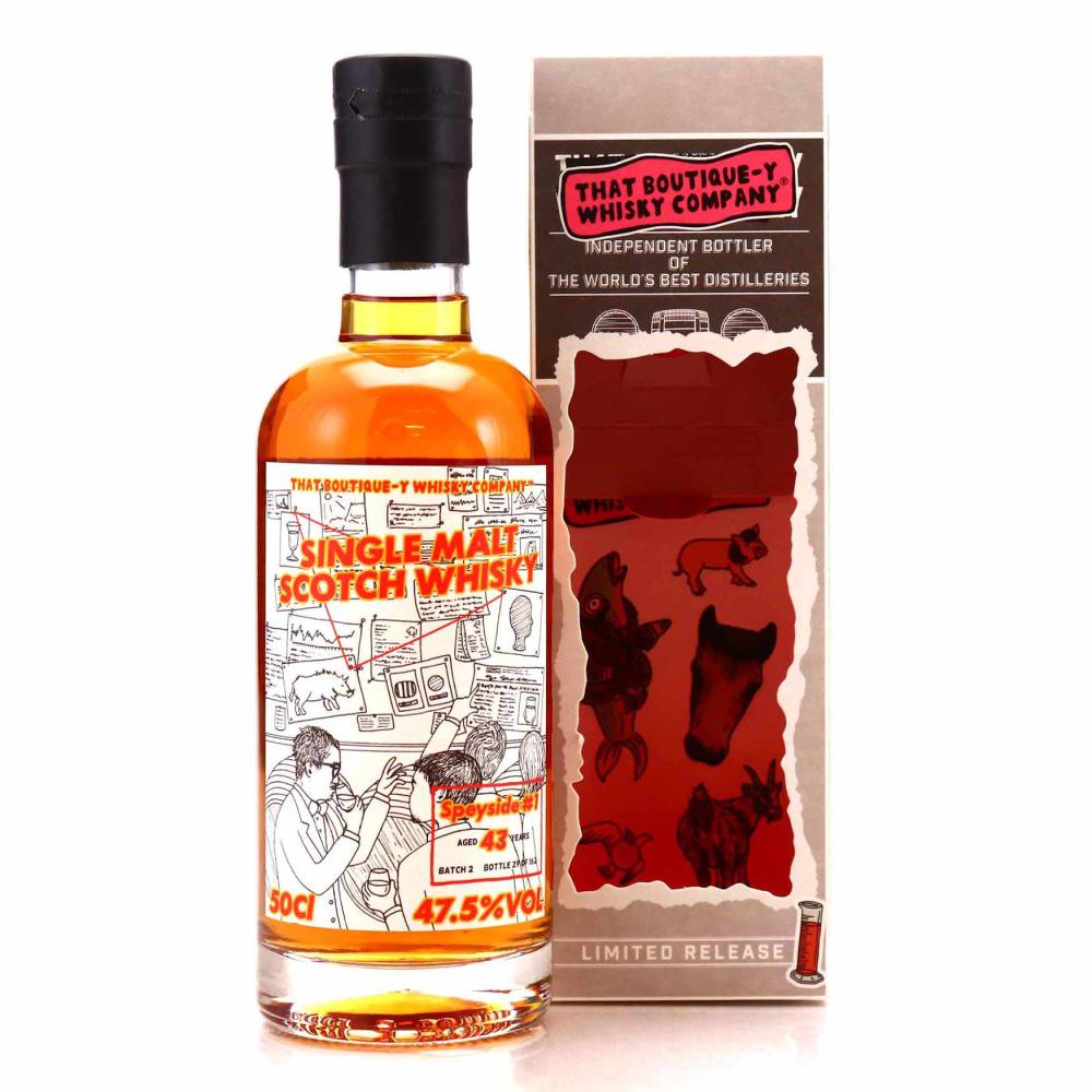 Speyside Single Malt No.1 43 Year Old That Boutique-y Whisky Company Batch #2 / Shinanoya