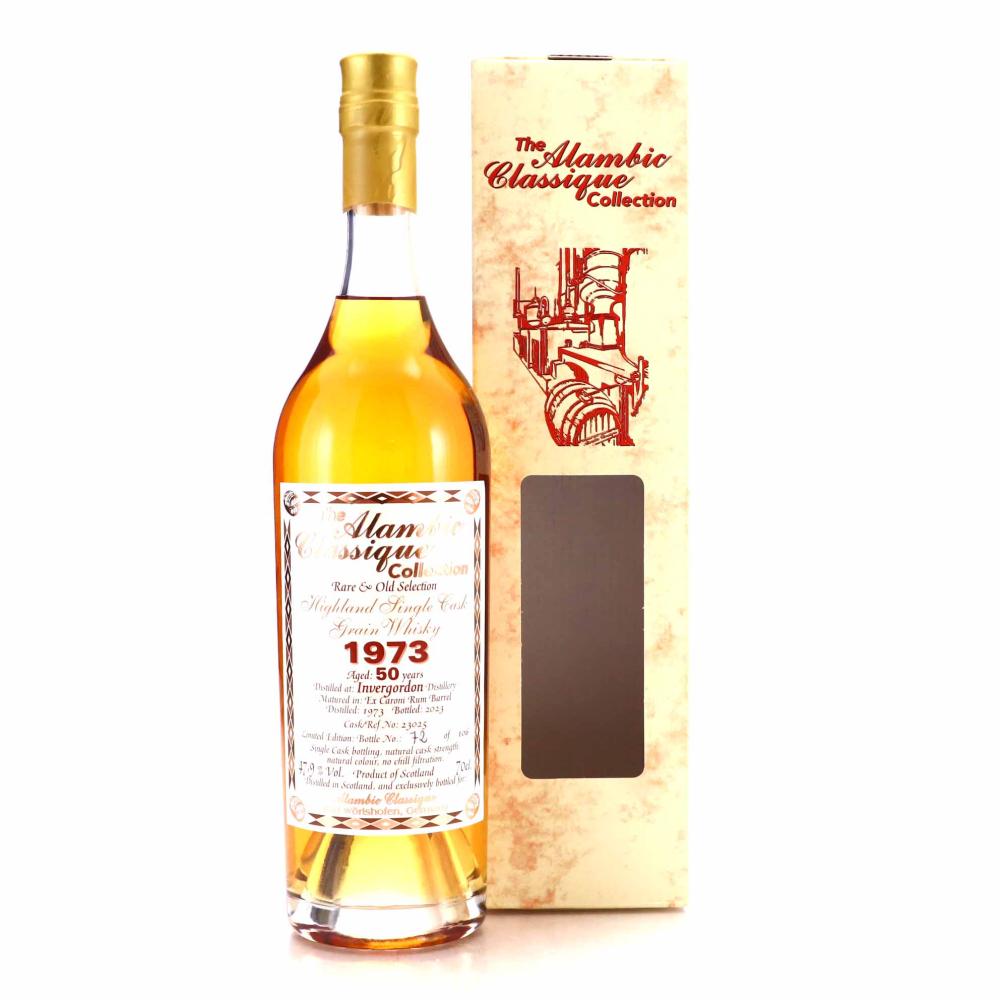 Invergordon 1973 Alambic Classique 50 Year Old ex-Caroni Rum Cask Finish