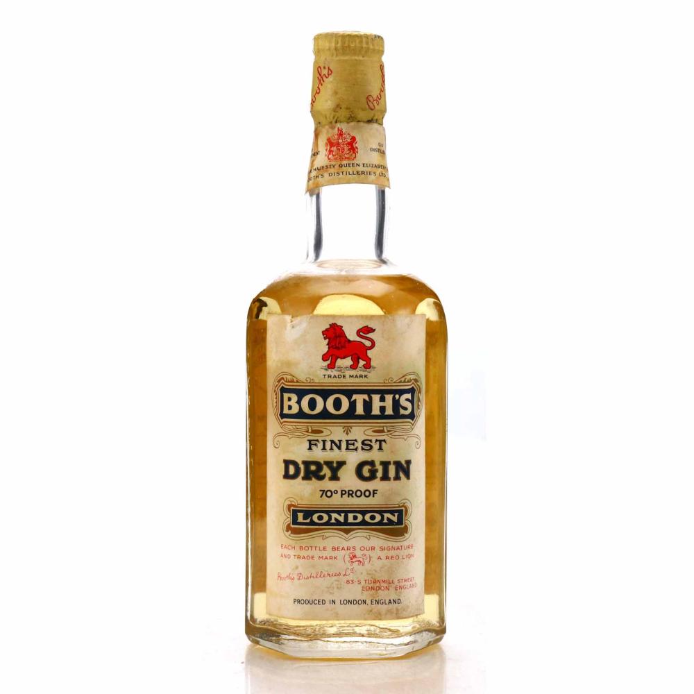 Booth's Finest Dry Gin 1956