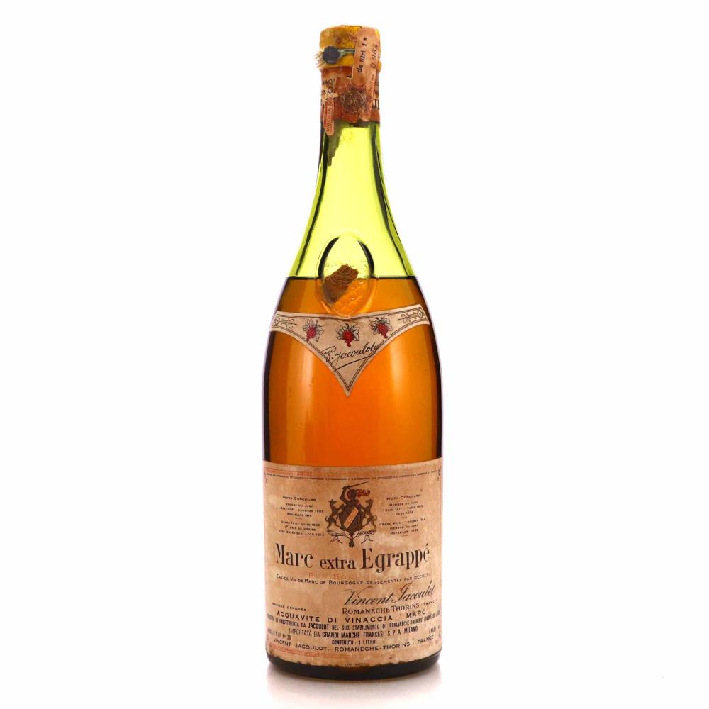 Vincent Jacoulot Marc Extra Egrappe Pur Bourgogne 1970s