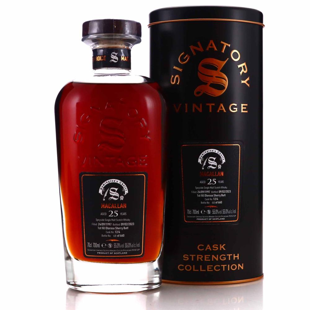 Macallan 1997 Signatory Vintage 25 Year Old Cask Strength / Symington’s Choice