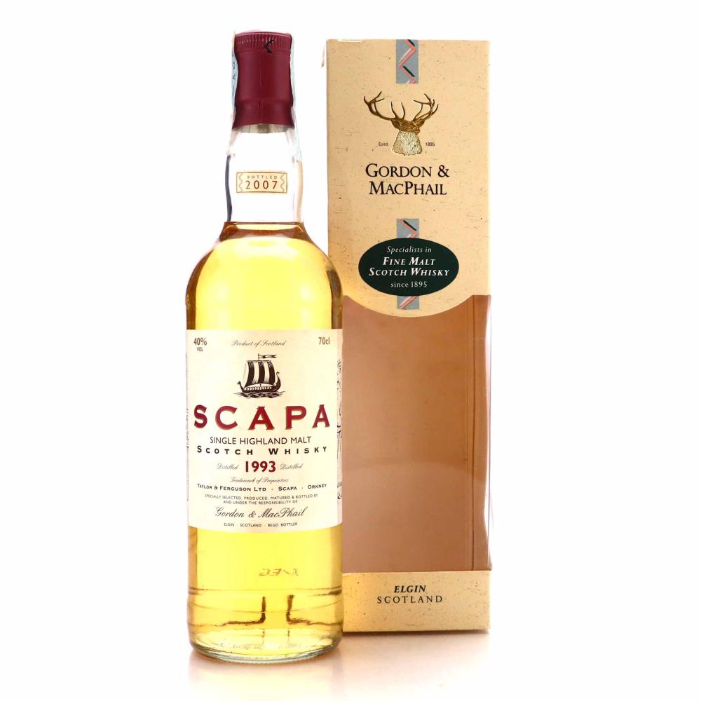 Scapa 1993 Gordon and MacPhail bottled 2007