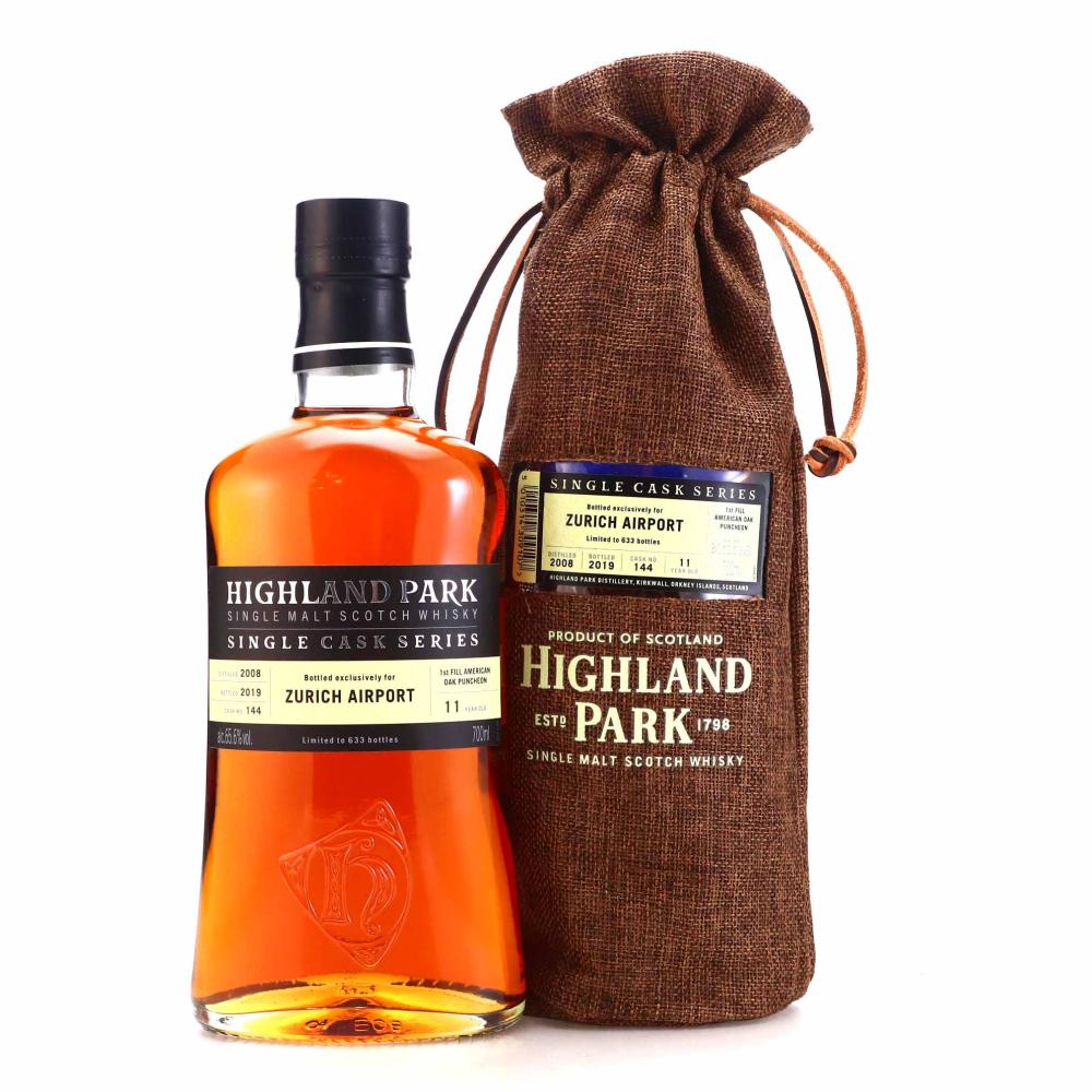 Highland Park 2008 Single  Cask 11 Year Old #144 / Zurich Aiport