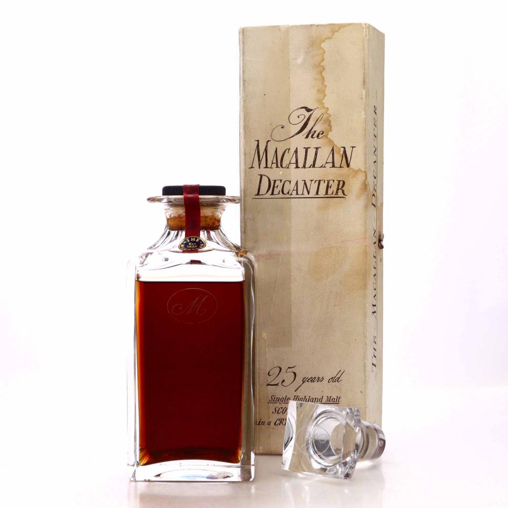 Macallan Tudor Crystal Decanter 25 Year Old