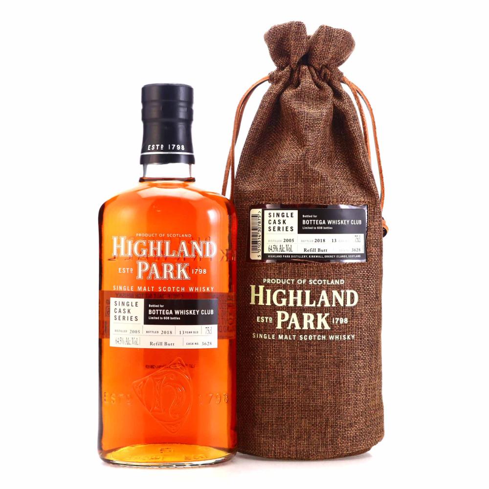 Highland Park 2005 Single Cask 13 Year Old #3628 / Bottega Whiskey Club