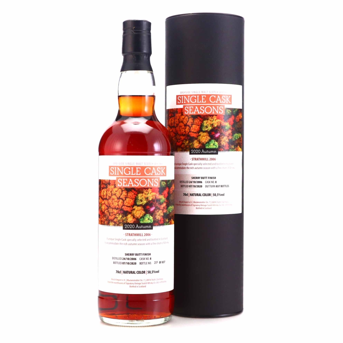 Strathmill 2006 Signatory Vintage Seasons / Kirsch Import